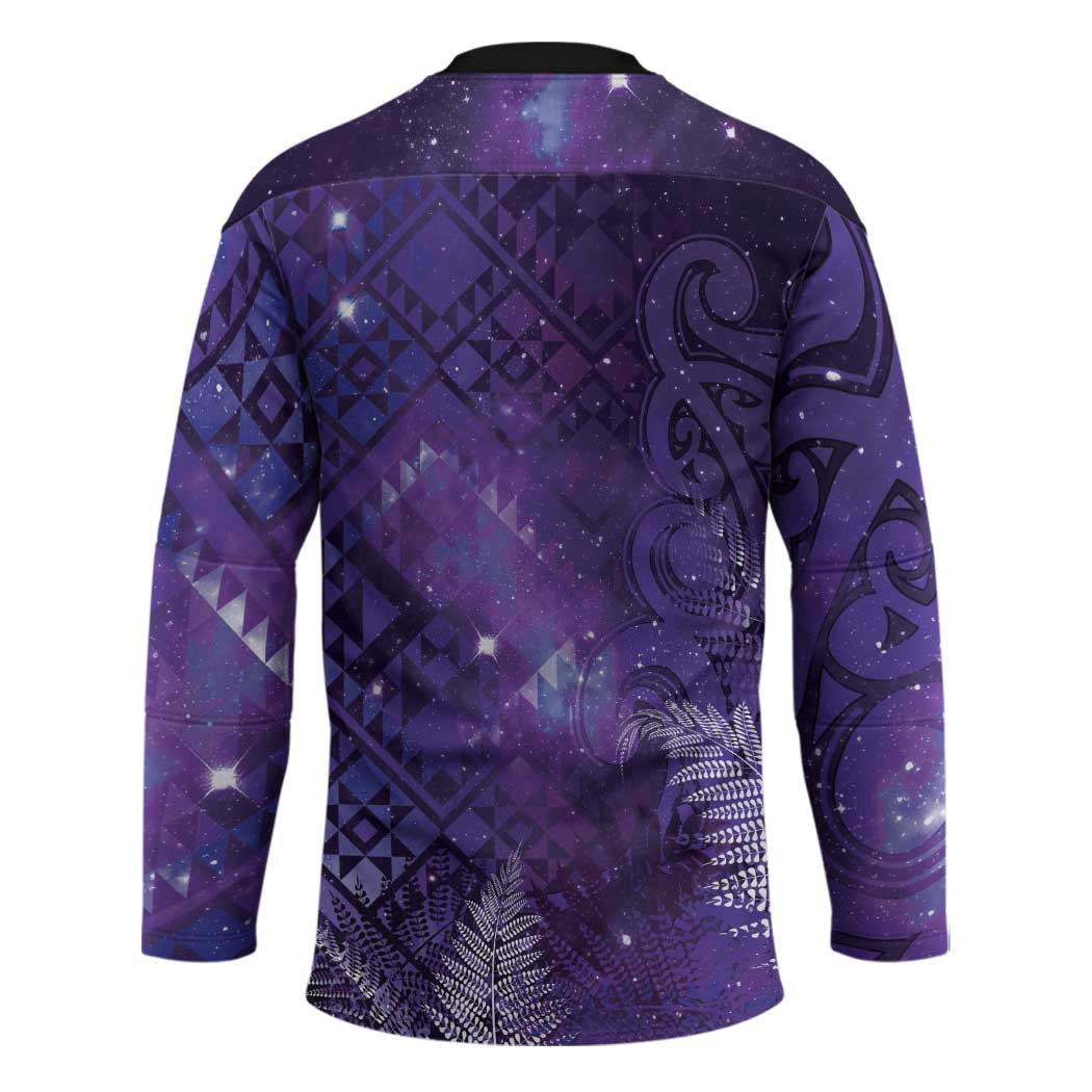 Aotearoa Taniko Matariki Hockey Jersey Cosmic Violet LT7