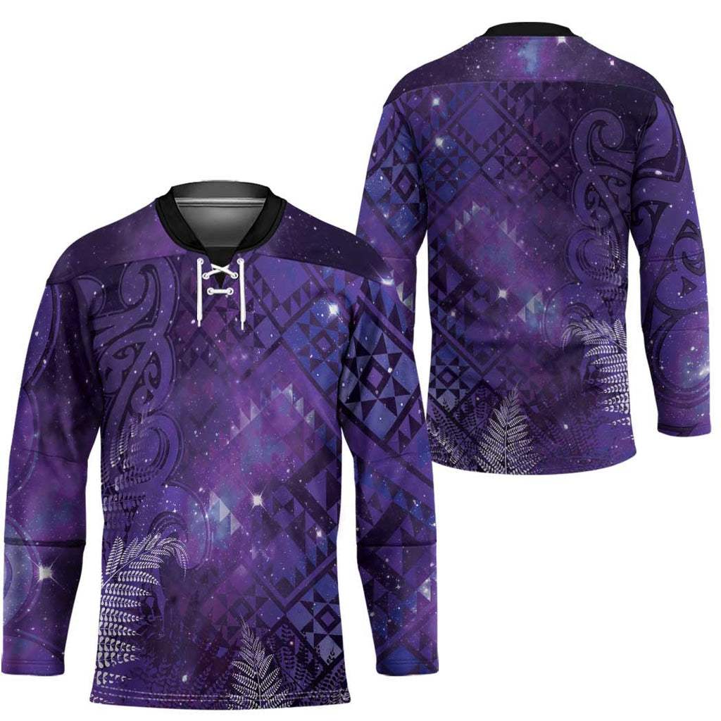 Aotearoa Taniko Matariki Hockey Jersey Cosmic Violet LT7