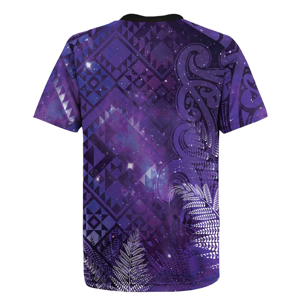 Aotearoa Taniko Matariki Rugby Jersey Cosmic Violet LT7