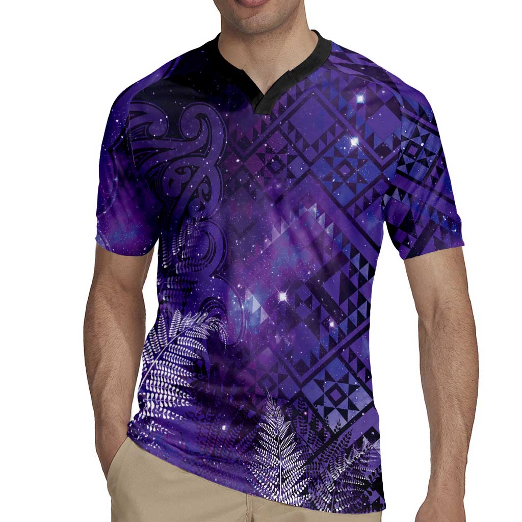 Aotearoa Taniko Matariki Rugby Jersey Cosmic Violet LT7