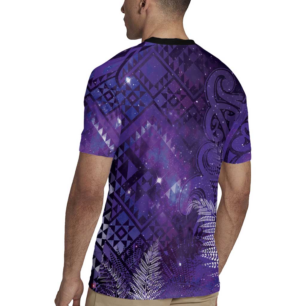 Aotearoa Taniko Matariki Rugby Jersey Cosmic Violet LT7