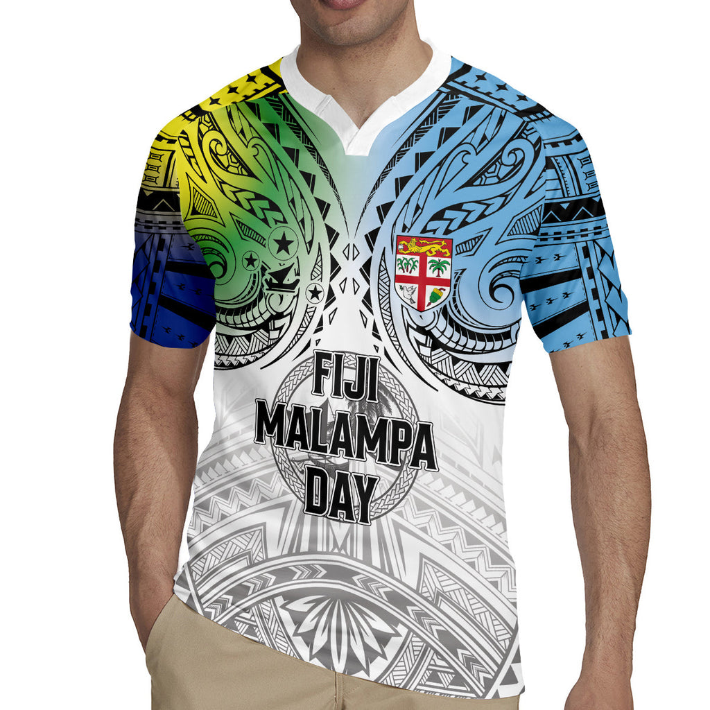 Malampa Fiji Day Rugby Jersey Gradient Style LT7