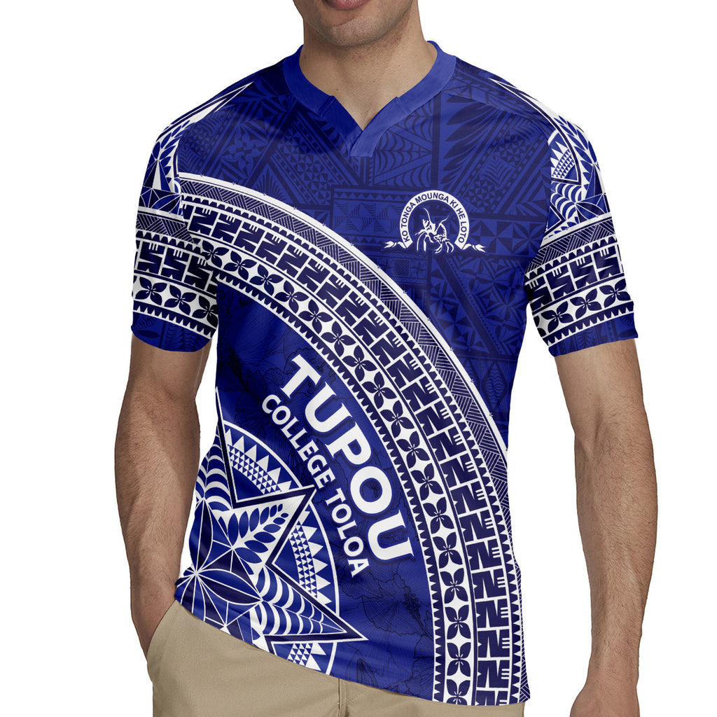 Tupou College Toloa Rugby Jersey Ngatu Tapa Mix Style LT7