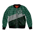 Rainbow Warriors Hawaii Personalized Palaka Bomber Jacket LT7