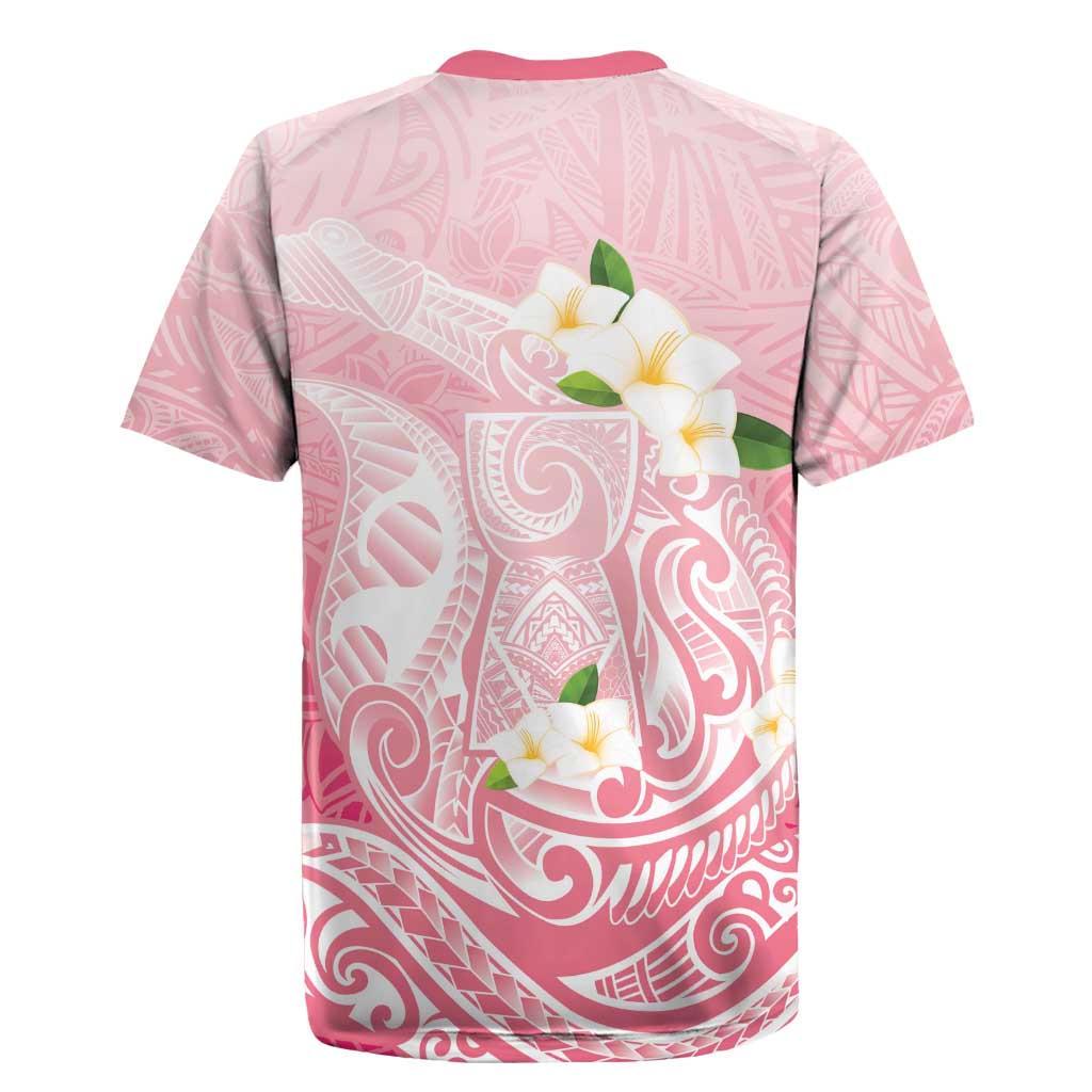 Guam Fishhook Mix Guasali Flowers Rugby Jersey Dreaming Coral LT7
