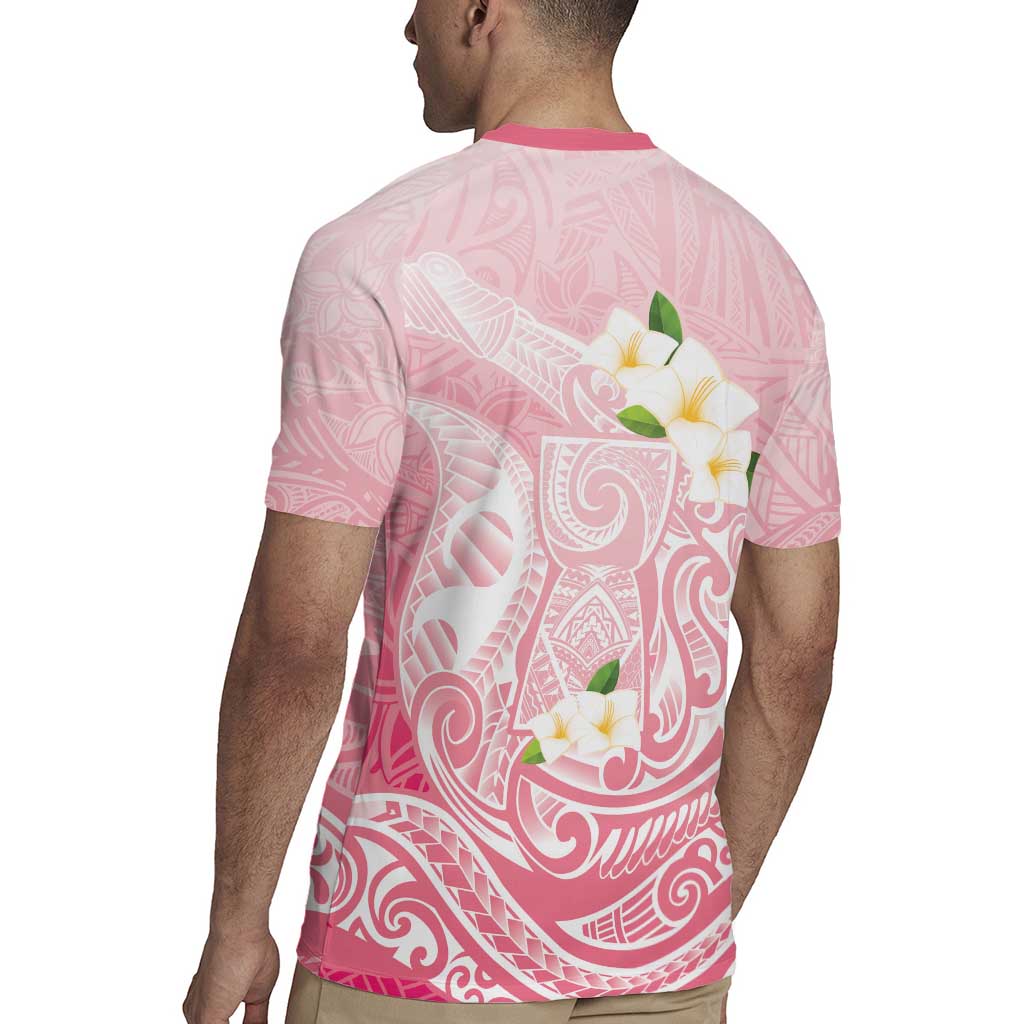 Guam Fishhook Mix Guasali Flowers Rugby Jersey Dreaming Coral LT7