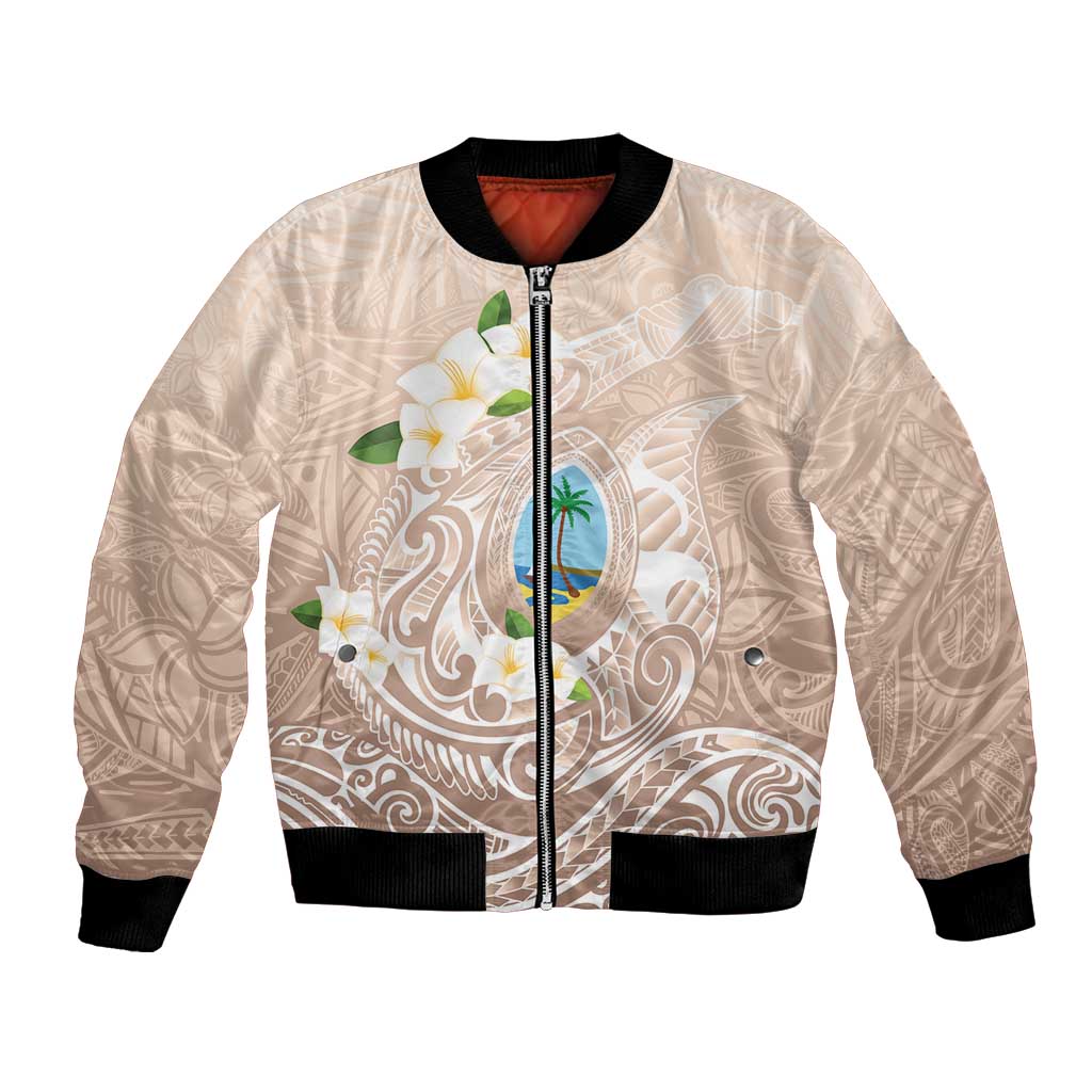 Guam Fishhook Mix Guasali Flowers Bomber Jacket Dreaming Hazel LT7