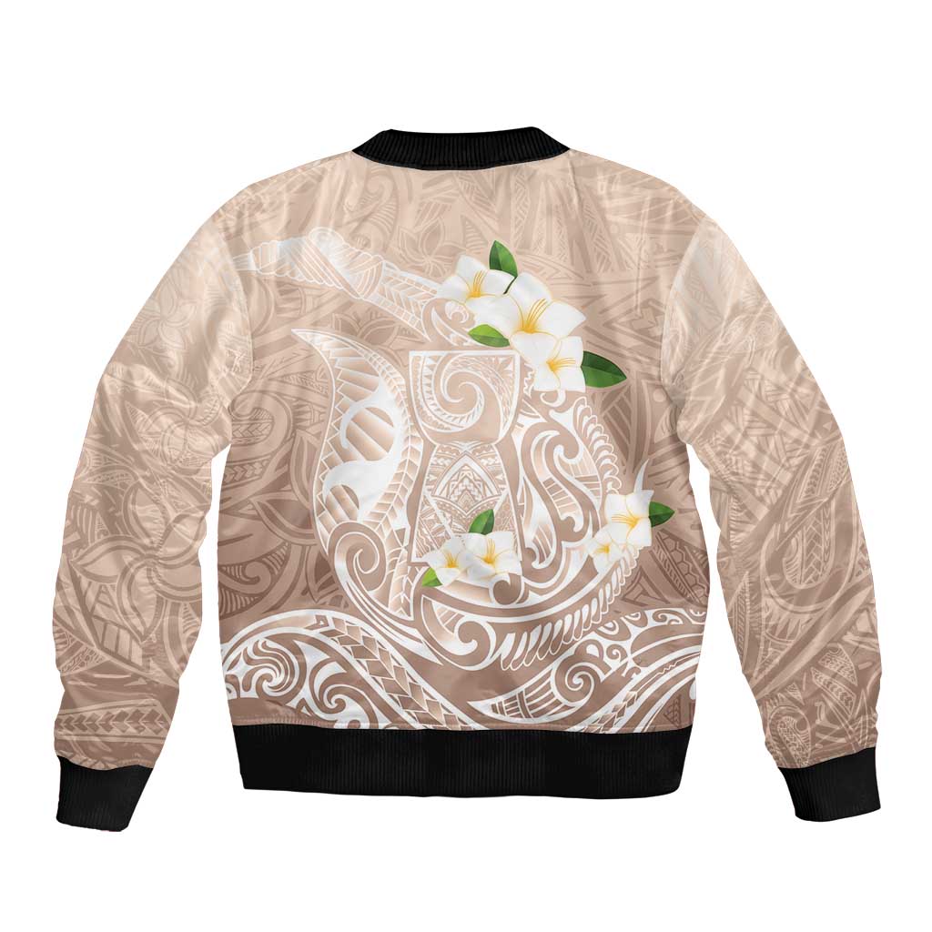 Guam Fishhook Mix Guasali Flowers Bomber Jacket Dreaming Hazel LT7