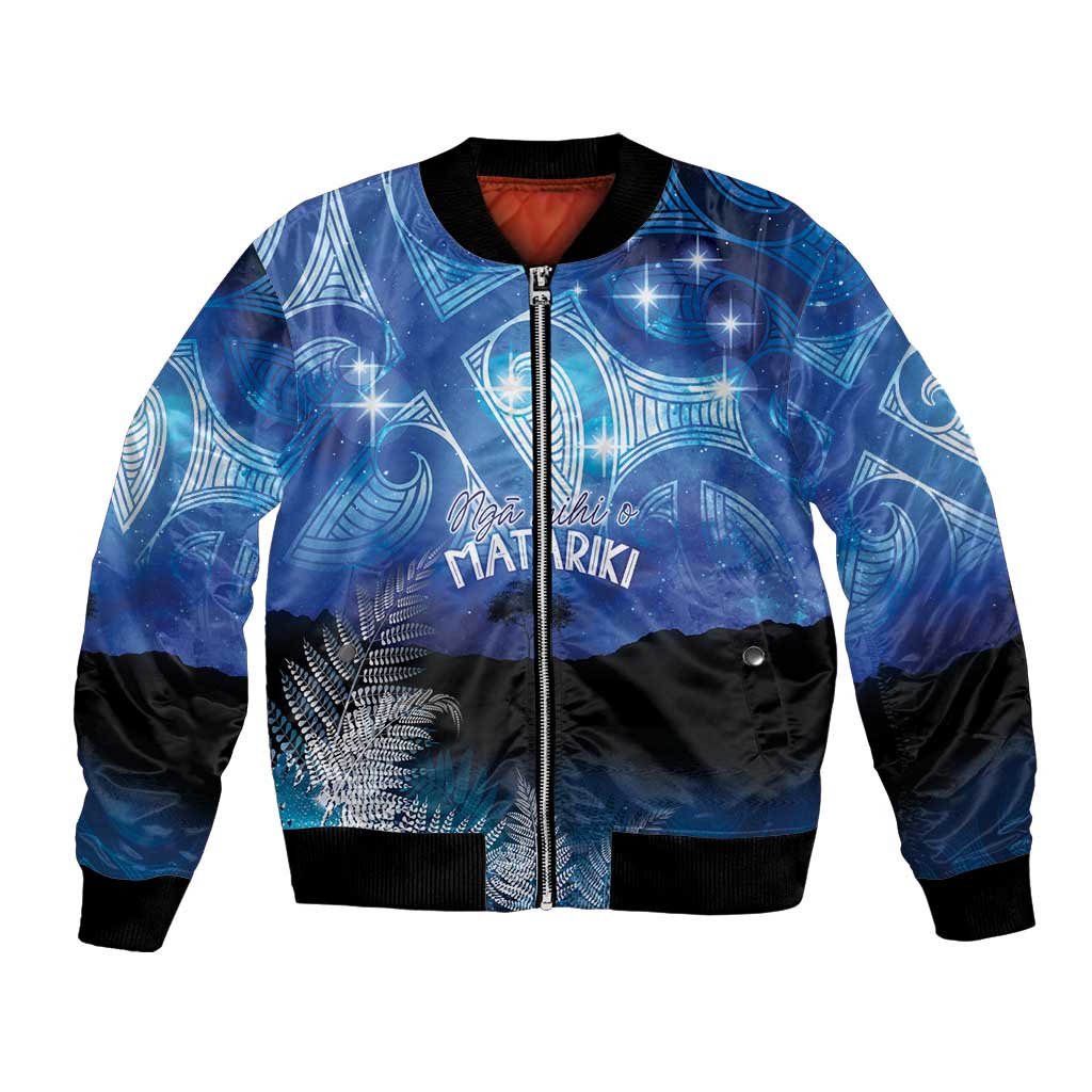 NZ Maori Matariki Scenery Bomber Jacket Galaxy Sky LT7