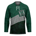 Hawaii Rainbow Warriors Alumni Custom Hockey Jersey Kanaka Arrows Tropical Vibes LT7
