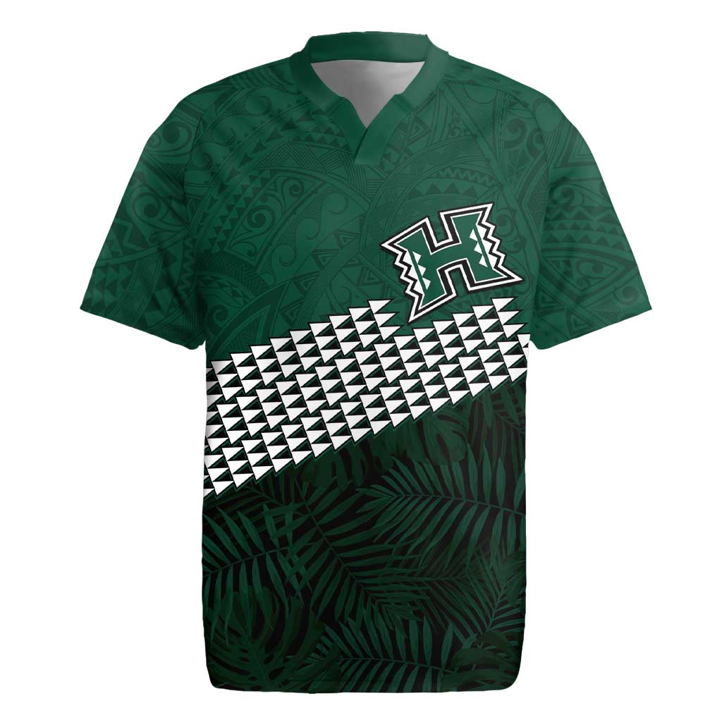 Hawaii Rainbow Warriors Alumni Custom Rugby Jersey Kanaka Arrows Tropical Vibes LT7