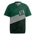 Hawaii Rainbow Warriors Alumni Custom Rugby Jersey Kanaka Arrows Tropical Vibes LT7