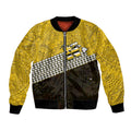 Hawaii Nanakuli High Alumni Custom Bomber Jacket Kanaka Arrows Tropical Vibes LT7