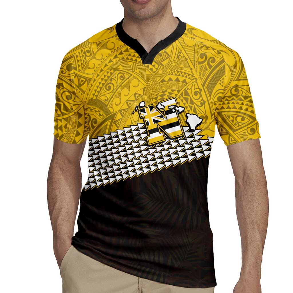 Hawaii Nanakuli High Alumni Custom Rugby Jersey Kanaka Arrows Tropical Vibes LT7