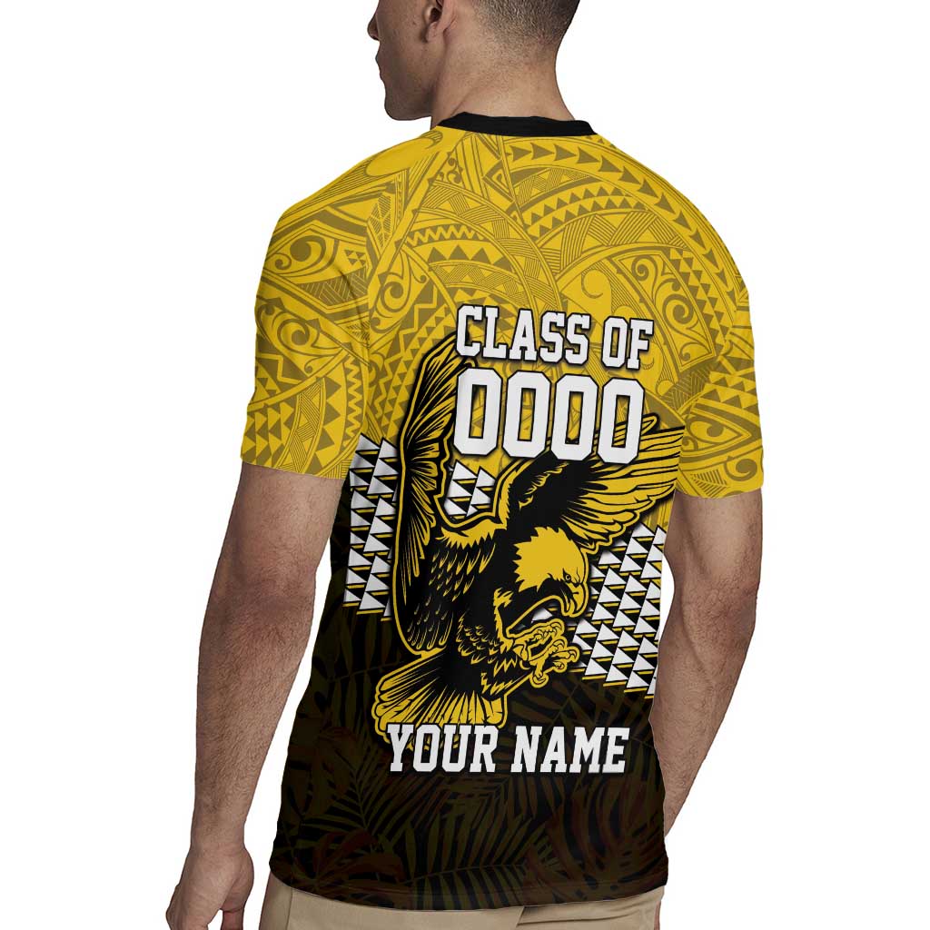 Hawaii Nanakuli High Alumni Custom Rugby Jersey Kanaka Arrows Tropical Vibes LT7