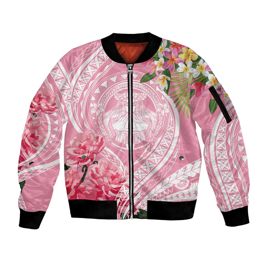 Aloha Hawaii Maui Sleeve Zip Bomber Jacket Goddess Lokelani Rose LT7