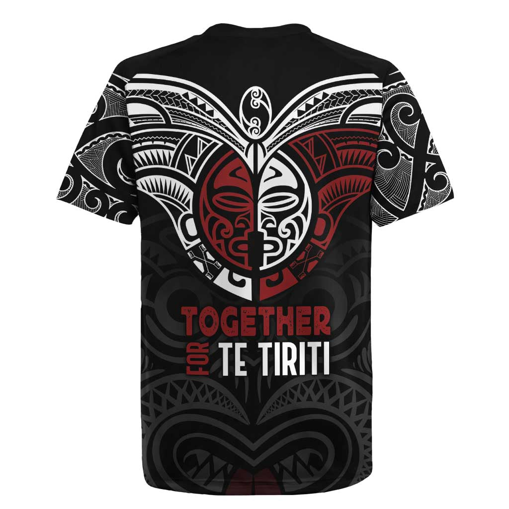 Maori Hongi Toitu Te Tiriti Rugby Jersey Tangata Tiriti Stand With Tangata Whenua LT7