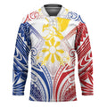 Philippines Tribal Sun Personalized Hockey Jersey Hunting Eagle LT7