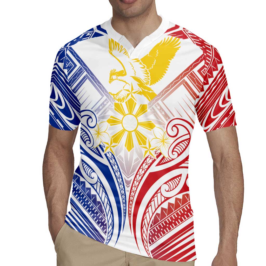 Philippines Tribal Sun Personalized Rugby Jersey Hunting Eagle LT7