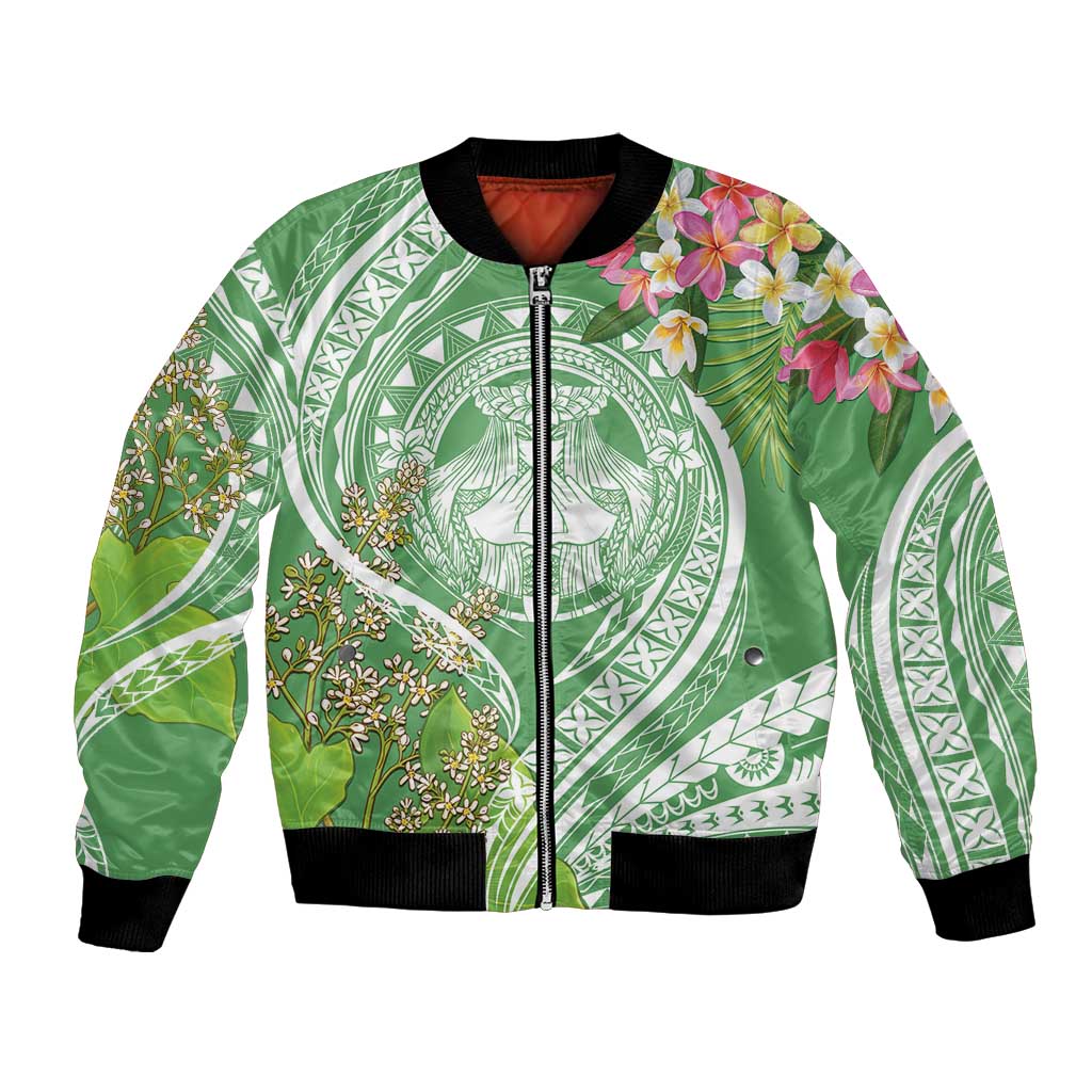 Aloha Molokai Island Bomber Jacket Hawaii Pua Kukui LT7