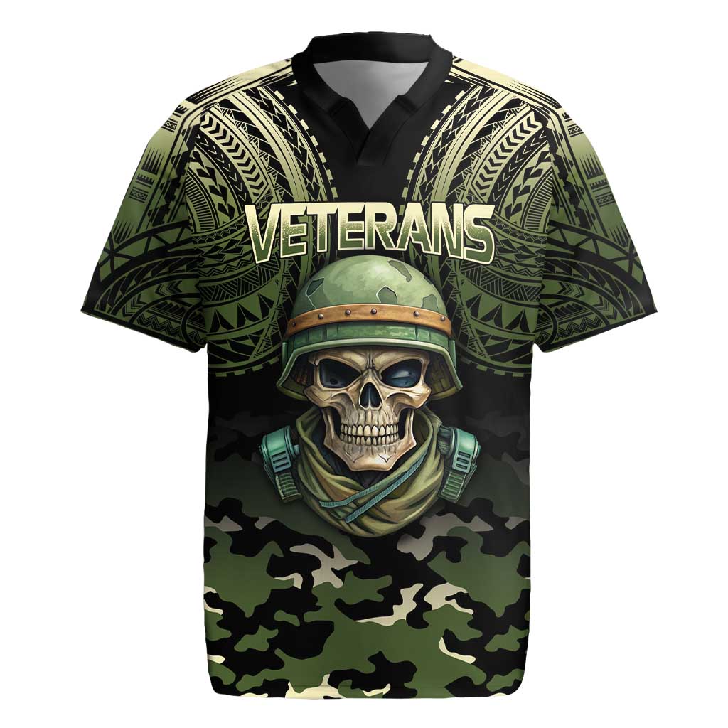 Veterans Day Rugby Jersey War Never Leaves A Veteran Proud Military LT9