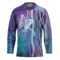 Suicide Prevention Awareness Hockey Jersey Maile Pikake Lokelani Crown Flower Lei Inspired LT9