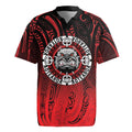 Aotearoa Bulldog Rugby Jersey New Zealand Kowhaiwhai Tribal LT9