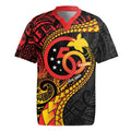 Papua New Guinea Tribal Tattoo Rugby Jersey 50th Independence Anniversary LT9