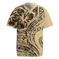Hawaiian Hibiscus Tribal Vintage Motif Rugby Jersey Ver 3 LT9