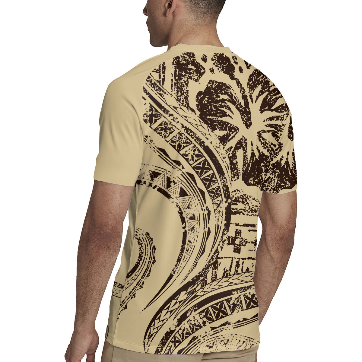 Hawaiian Hibiscus Tribal Vintage Motif Rugby Jersey Ver 3 LT9