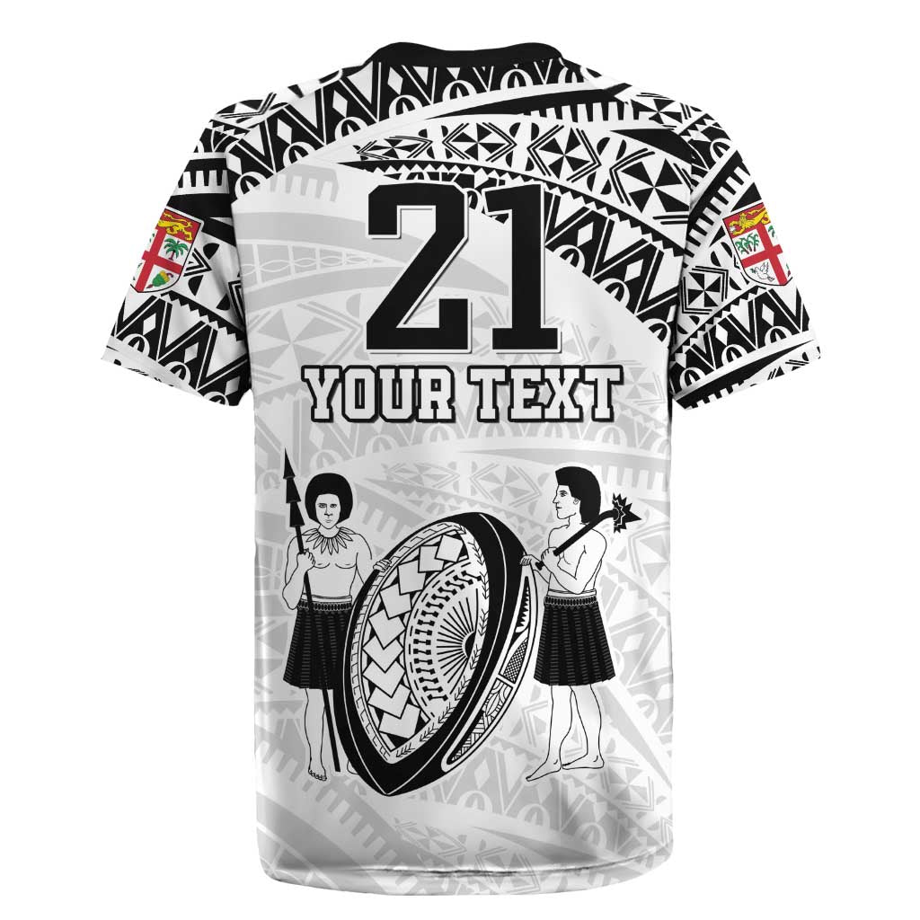 Custom Fiji Rugby Pacific Rugby Jersey Polynesian Palm Tattoo LT9
