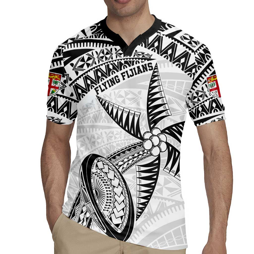 Custom Fiji Rugby Pacific Rugby Jersey Polynesian Palm Tattoo LT9