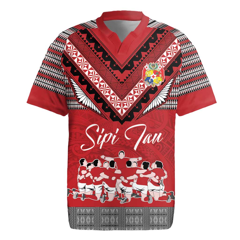 Personalised Tonga Rugby Pacific Rugby Jersey Ikale Tahi Sipi Tau LT9