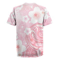 Japan Sakura Floral with Polynesian Vibe Rugby Jersey LT9