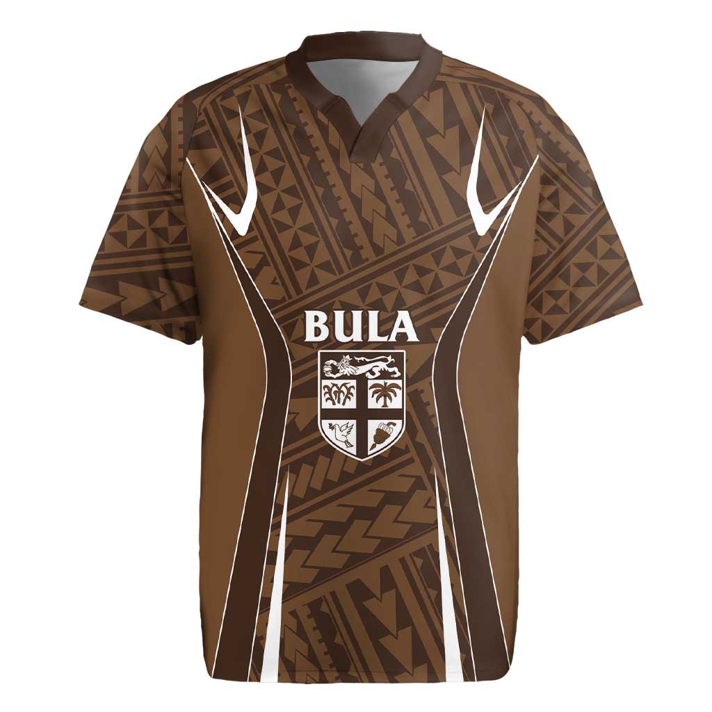 Custom Oceania Football Bula Fiji Rugby Jersey Polynesian Tribal Pattern LT9