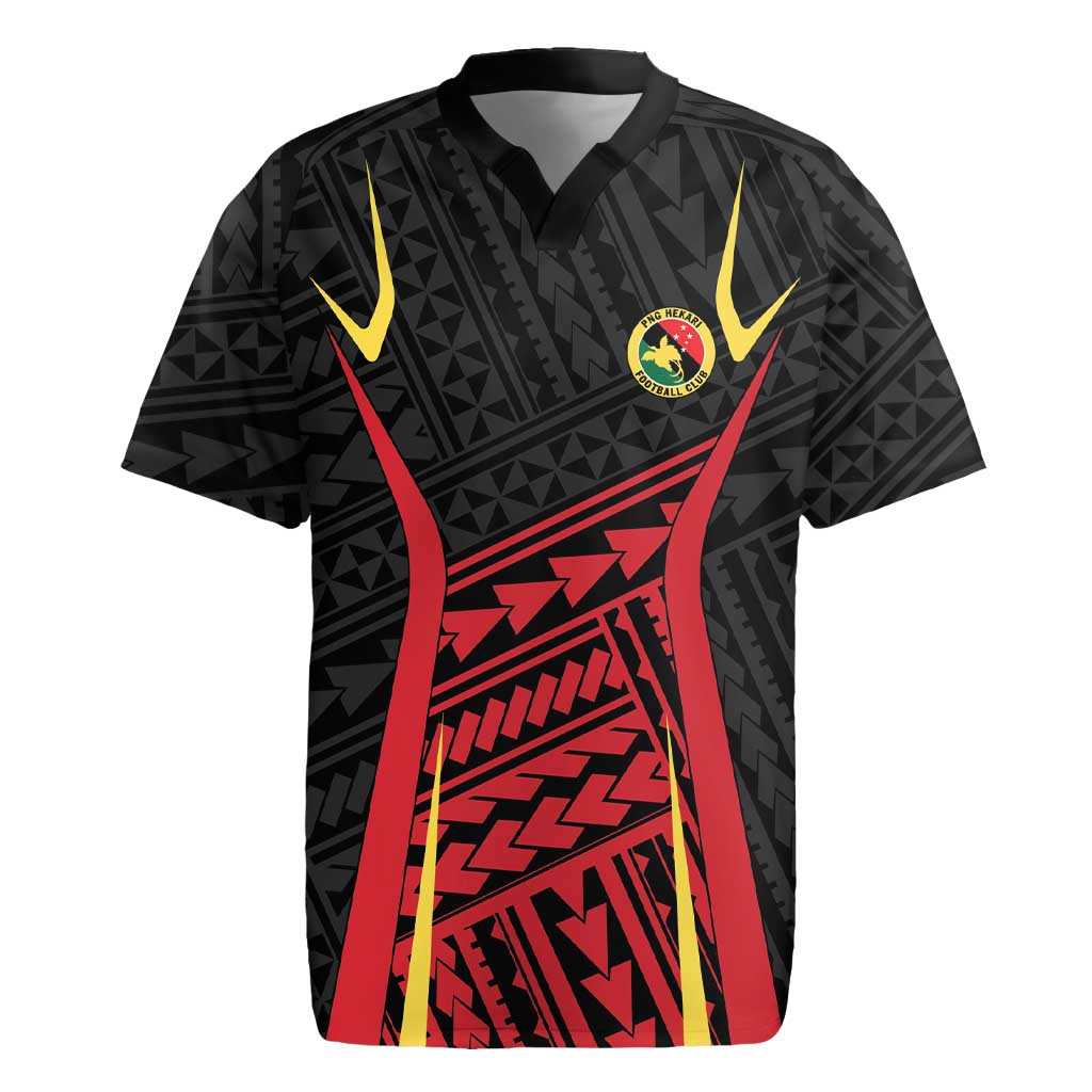 Custom Oceania Football Papua New Guinea Rugby Jersey Polynesian Tribal Pattern LT9