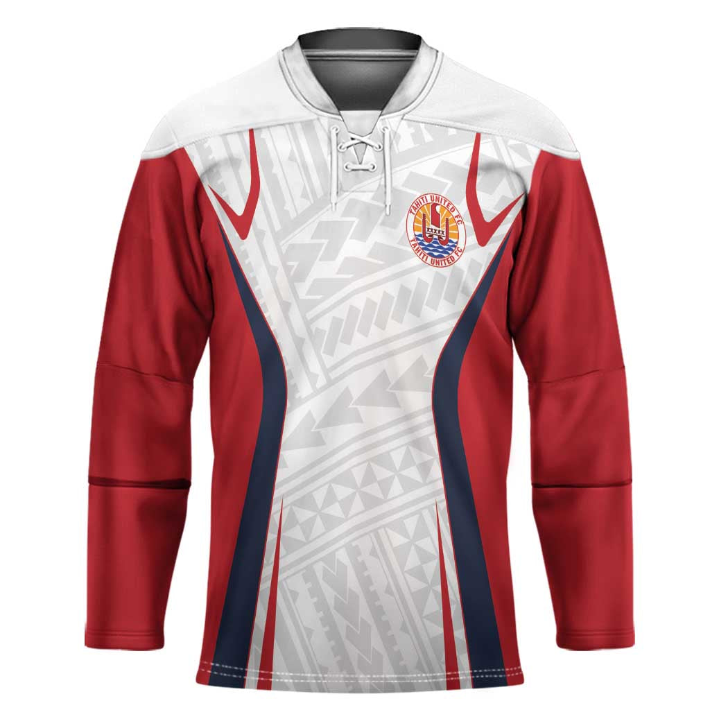 Custom Oceania Football Tahiti Hockey Jersey Polynesian Tribal Pattern LT9