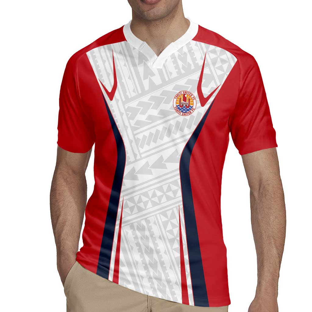 Custom Oceania Football Tahiti Rugby Jersey Polynesian Tribal Pattern LT9