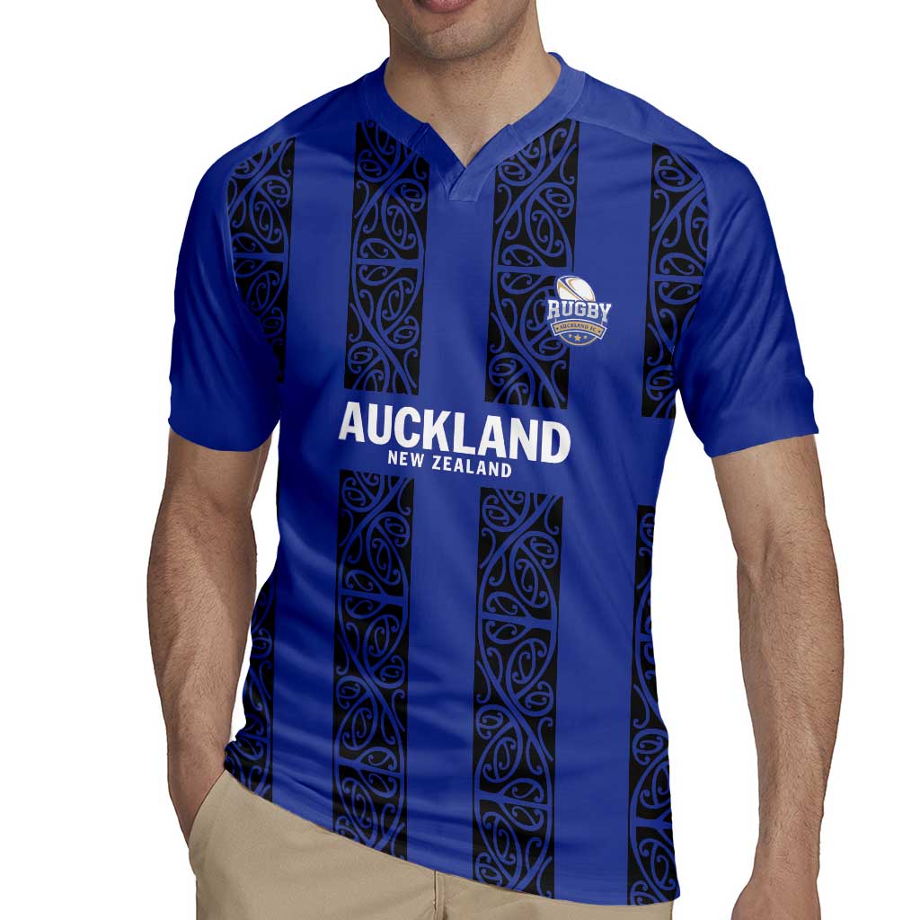 Custom Oceania Football NZ Auckland Rugby Jersey Maori Tribal Pattern LT9