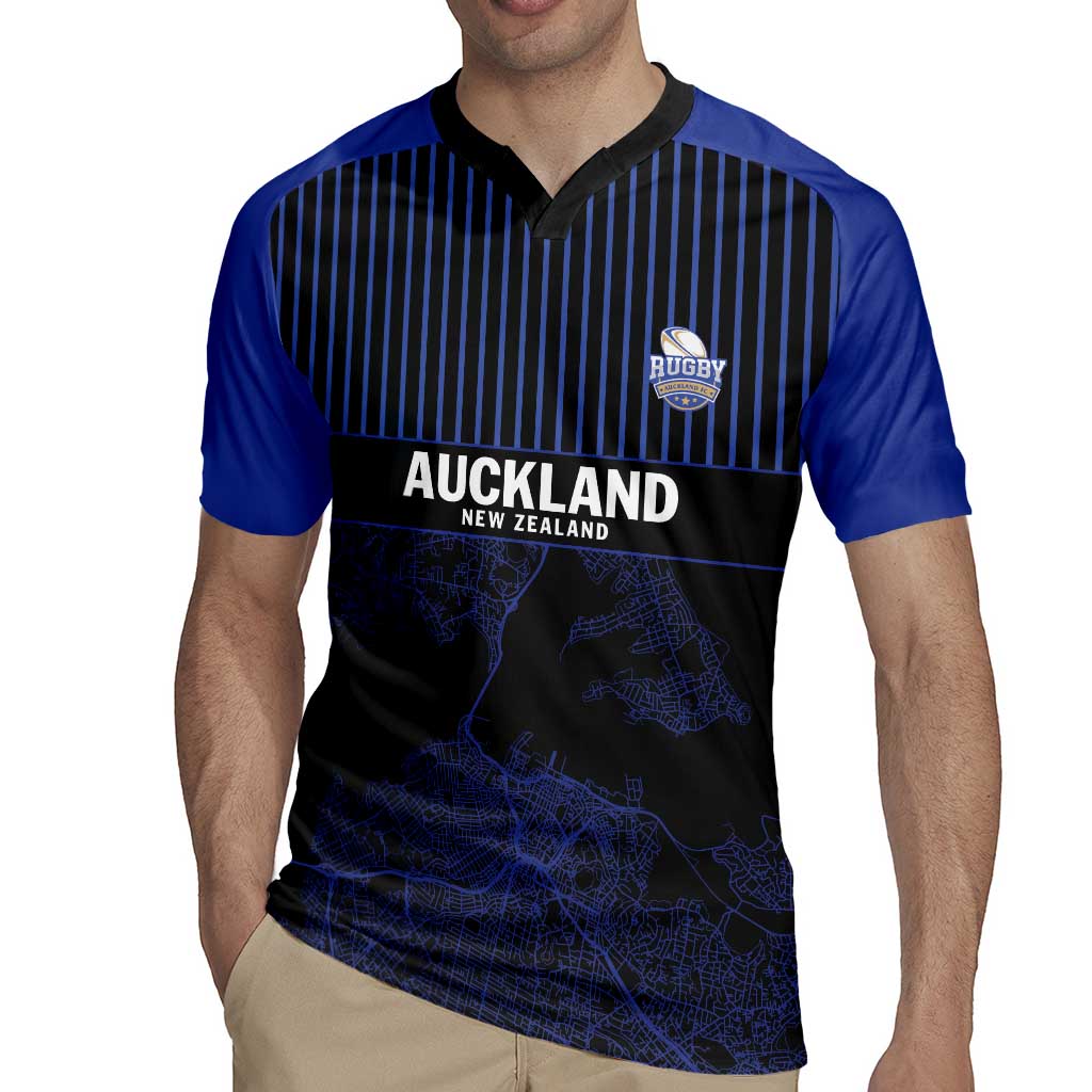 Custom Oceania Football NZ Auckland Rugby Jersey Minimal City Map Style LT9