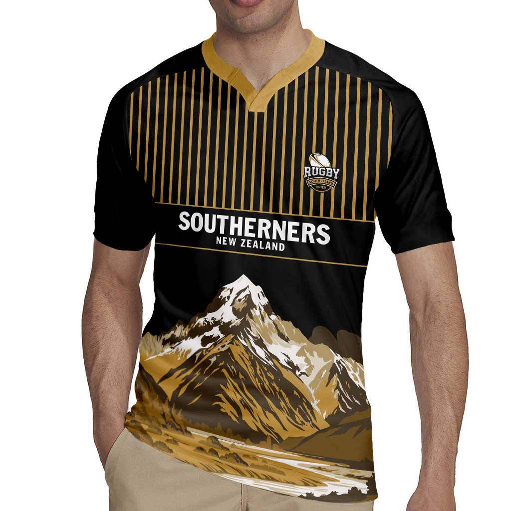 Custom Oceania Football NZ South Island Rugby Jersey Minimal Mount Cook Silhouette LT9