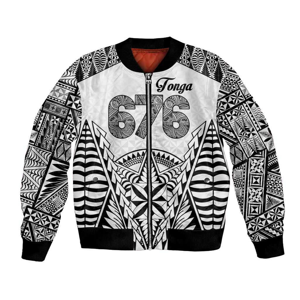 Personalised Tonga 676 Bomber Jacket Tribal Kupesi Ngatu Unique LT9