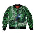 Tui Bird Koru Silver Fern Aotearoa Bomber Jacket LT9