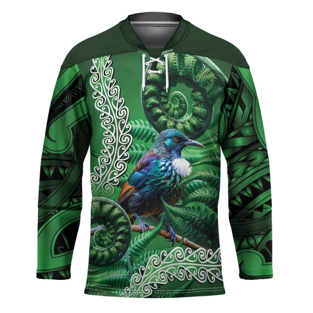 Tui Bird Koru Silver Fern Aotearoa Hockey Jersey LT9