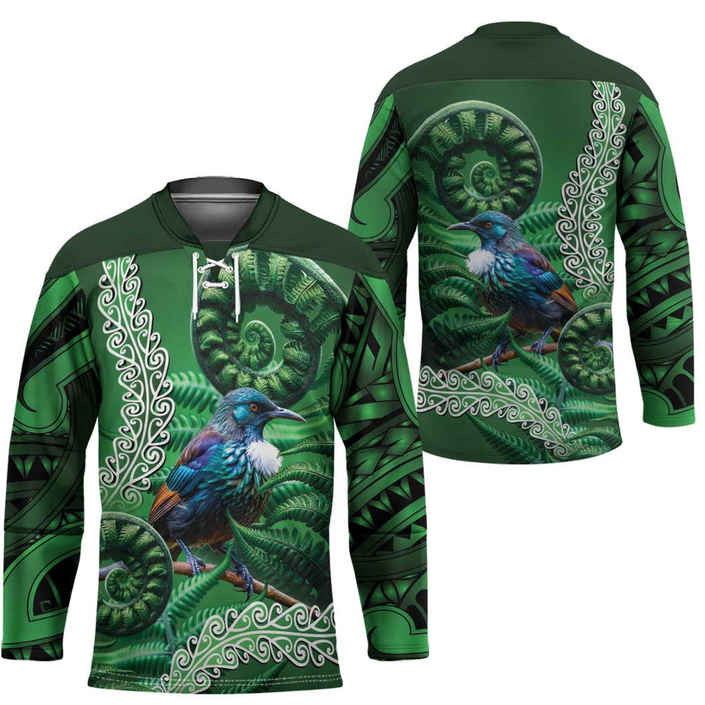 Tui Bird Koru Silver Fern Aotearoa Hockey Jersey LT9