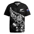 New Zealand Rugby Custom Rugby Jersey Opango All Black Fern LT9