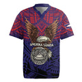 American Samoa Brave Eagle Personalized Rugby Jersey National Flag Color LT9