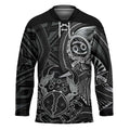 Personalised Polynesia Zodiac Cancer Hockey Jersey Galaxy Polynesian Pattern Chest Tattoo Style LT14