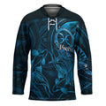 Personalised Polynesia Zodiac Pisces Hockey Jersey Galaxy Polynesian Pattern Chest Tattoo Style LT14