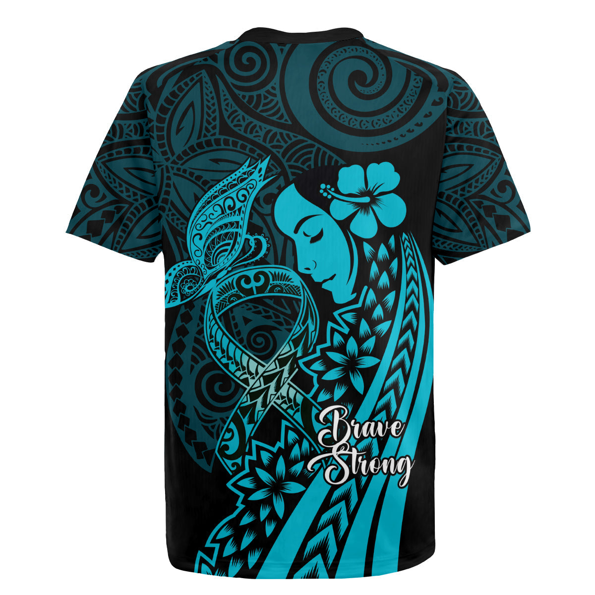 Polynesia World Ovarian Cancer Day Rugby Jersey You Matter Polynesian Women LT14